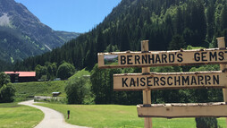 Ins Gemsteltal | © Kleinwalsertal Tourismus eGen Wegweiser im Gemsteltal | © Kleinwalsertal Tourismus eGen