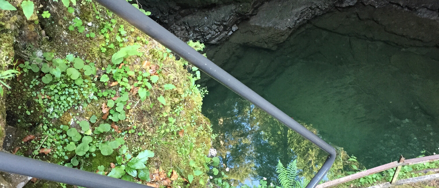 Leiter zur Naturbrücke | © Kleinwalsertal Tourismus eGen