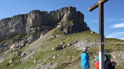 Gipfelkreuz Hahnenköpfle | © Kleinwalsertal Tourismus eGen