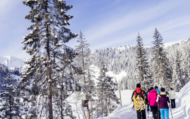 Schwarzwassertal Winterwanderweg | © Kleinwalsertal Tourismus eGen | Fotograf @Oliver Farys