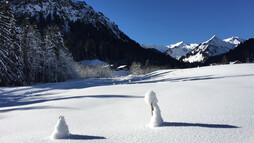 Winterwandern von Bödmen nach Baad | © Kleinwalsertal Tourismus eGen