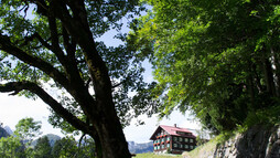 Nicht verpassen! Die erste Station am Bergahorn | © Kleinwalsertal Tourismus eGen