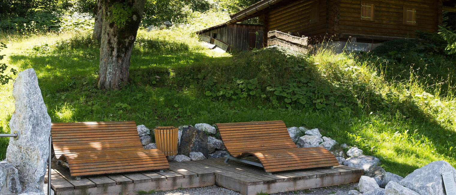 Naturkneippbereich Schwand - Wassertretbecken | © Kleinwalsertal Tourismus eGen | Fotograf @Oliver Farys