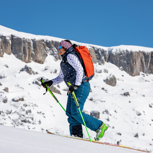 Skitour im Schwarzwassertal | © Kleinwalsertal Tourismus eGen | @Fotograf: Frank Drechsel Skitour im Schwarzwassertal | © Kleinwalsertal Tourismus eGen | @Fotograf: Frank Drechsel