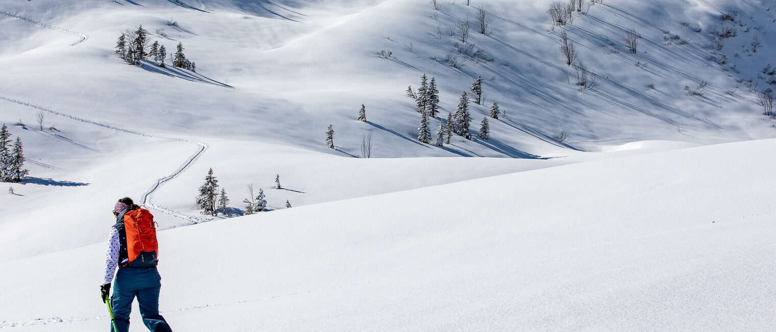 Skitour im Schwarzwassertal | © Kleinwalsertal Tourismus eGen | @Fotograf: Frank Drechsel