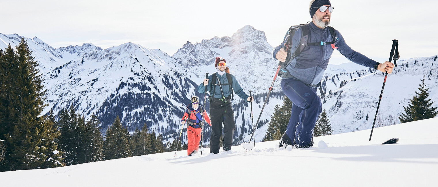 Skitour im Duratal | © Kleinwalsertal Tourismus eGen | @Fotograf: Urs Golling Skitour im Duratal | © Kleinwalsertal Tourismus eGen | @Fotograf: Urs Golling