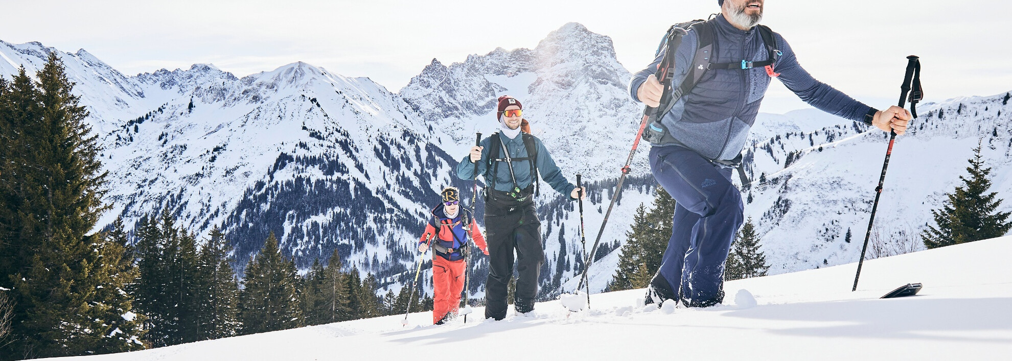 Skitour im Duratal | © Kleinwalsertal Tourismus eGen | @Fotograf: Urs Golling Skitour im Duratal | © Kleinwalsertal Tourismus eGen | @Fotograf: Urs Golling