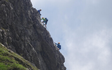 Walser Klettersteig | © Kleinwalsertal Tourismus eGen | @Via Ferrata