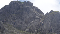 Blick auf den Kanzelwandgipfel | © Kleinwalsertal Tourismus eGen | @Via Ferrata