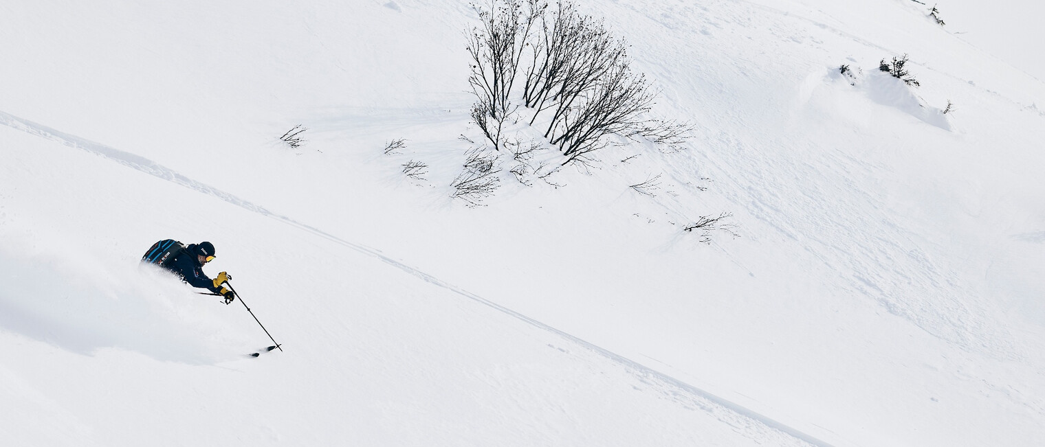 Freeriden im Kleinwalsertal | © Kleinwalsertal Tourismus eGen | @Fotograf: Urs Golling