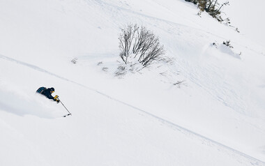 Freeriden im Kleinwalsertal | © Kleinwalsertal Tourismus eGen | @Fotograf: Urs Golling