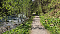Wanderweg an der Breitach | © Kleinwalsertal Tourismus eGen