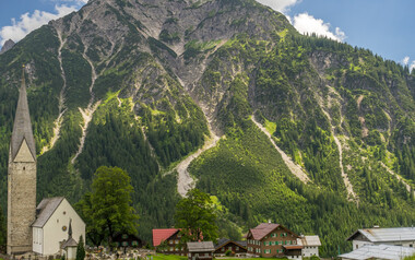 Blick auf Mittelberg | © Kleinwalsertal Tourismus eGen