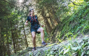 Trailrunning im Kleinwalsertal | © Kleinwalsertal Tourismus eGen | Fotograf: Dominik Berchtold