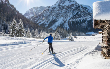 Langlauf Steinbockloipe | © Kleinwalsertal
