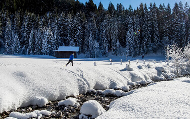 Langlauf Steinbockloipe | © Kleinwalsertal