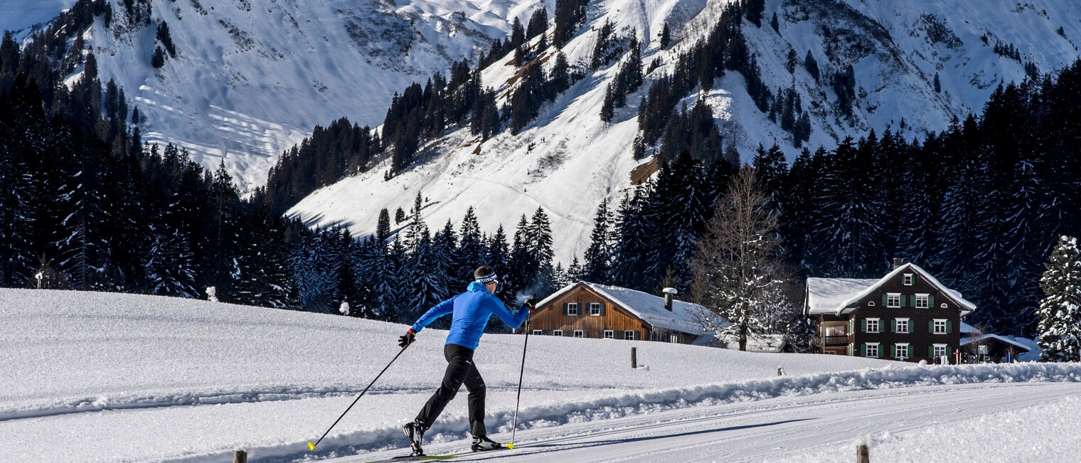 Langlauf Steinbockloipe | © Kleinwalsertal