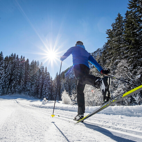 Langlauf Steinbockloipe | © Kleinwalsertal Tourismus eGen Langlauf Steinbockloipe | © Kleinwalsertal Tourismus eGen