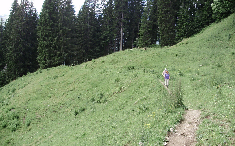 Wandern beim Walmendingerhorn | © Kleinwalsertal Tourismus eGen | Fotograf: Antje Pabst