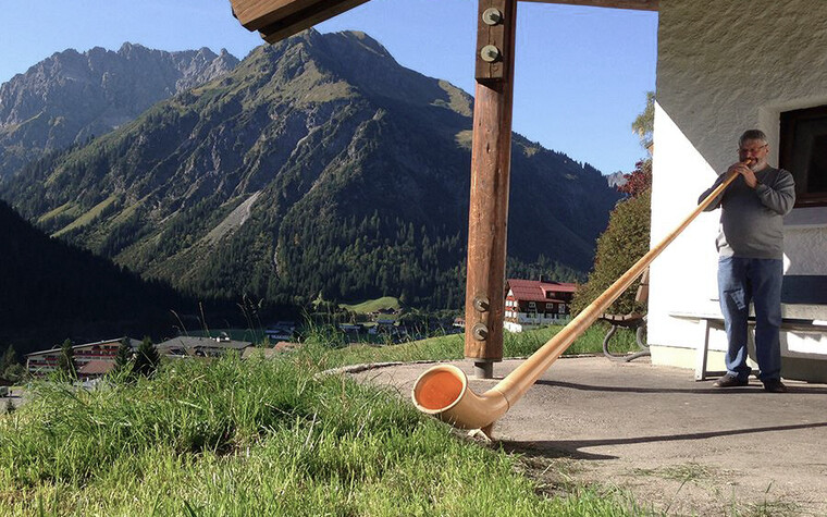 Das Alphorn | © Kleinwalsertal Tourismus eGen
