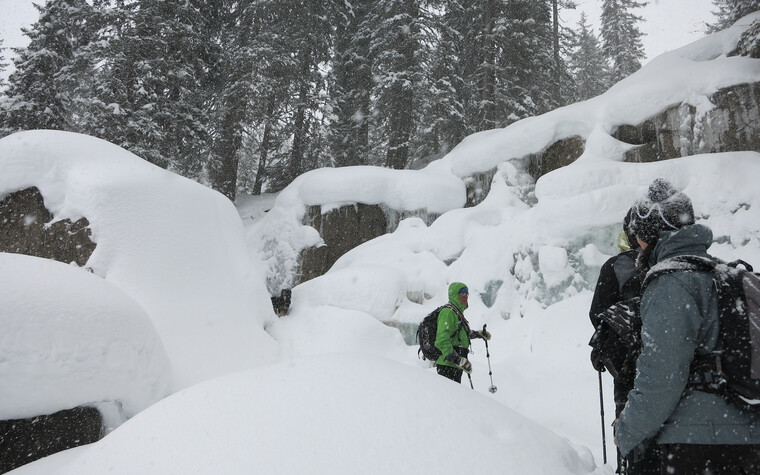 Schneewände im Kleinwalsertal | ©  Kleinwalsertal Tourismus eGen | Fotograf: Antje Pabst