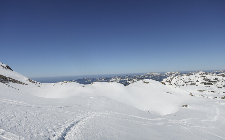 Skitour am Ifen | ©  Kleinwalsertal Tourismus eGen | Fotograf: Antje Pabst
