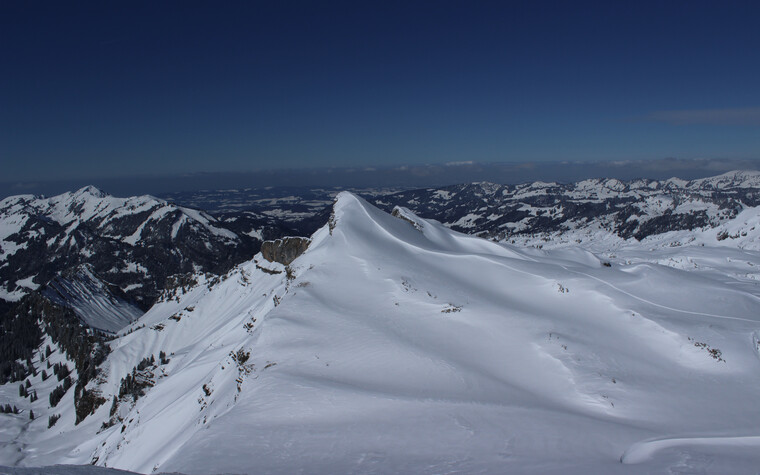 Sicht ins Allgäu | ©  Kleinwalsertal Tourismus eGen | Fotograf: Antje Pabst