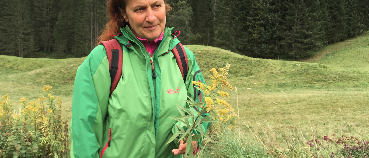 Kräuterfrau Lydia | © Kleinwalsertal Tourismus eGen Kräuterfrau Lydia | © Kleinwalsertal Tourismus eGen