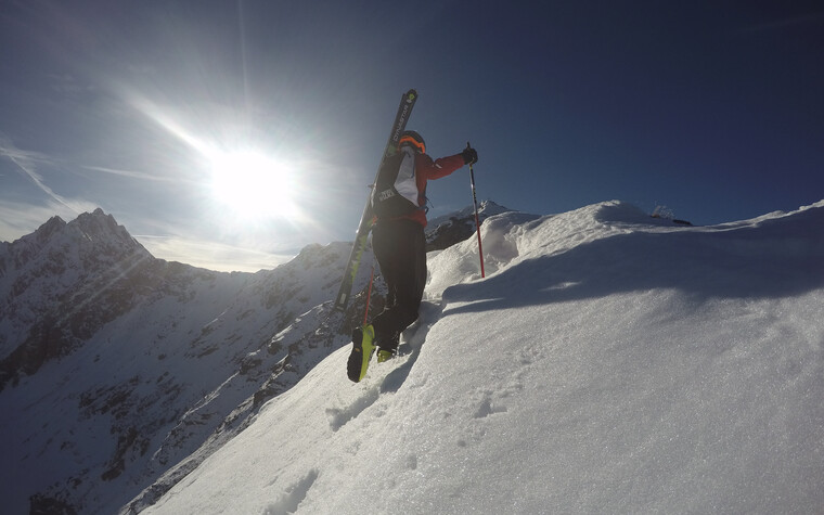 Auf dem Weg zum Ziel | © Kleinwalsertal Tourismus eGen | Fotograf: David Kögler