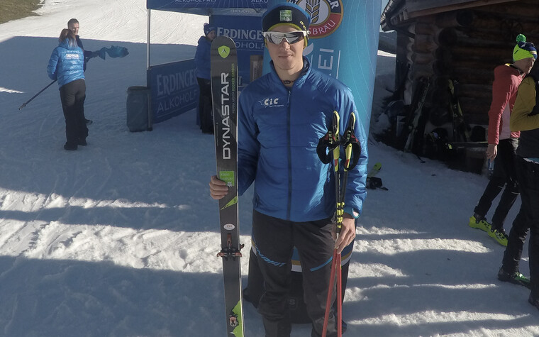 Skibergsteiger David Kögler | © Kleinwalsertal Tourismus eGen | Fotograf: David Kögler