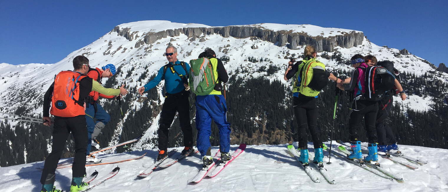 Skitourengruppe  | © Kleinwalsertal Tourismus eGen