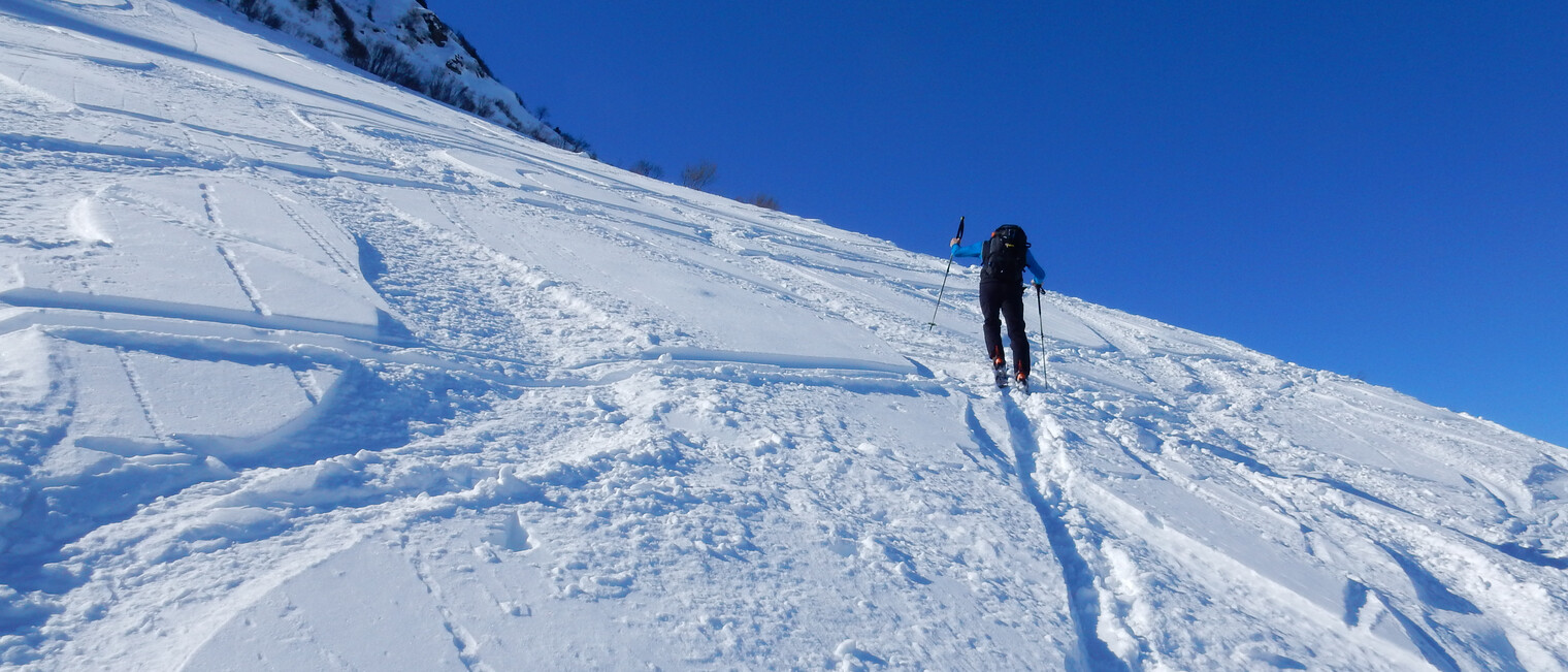 Skitour - Aufstieg | © Kleinwalsertal Tourismus eGen