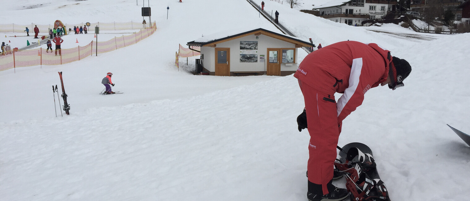 Beginn am Übungshang | © Kleinwalsertal Tourismus eGen Beginn am Übungshang | © Kleinwalsertal Tourismus eGen