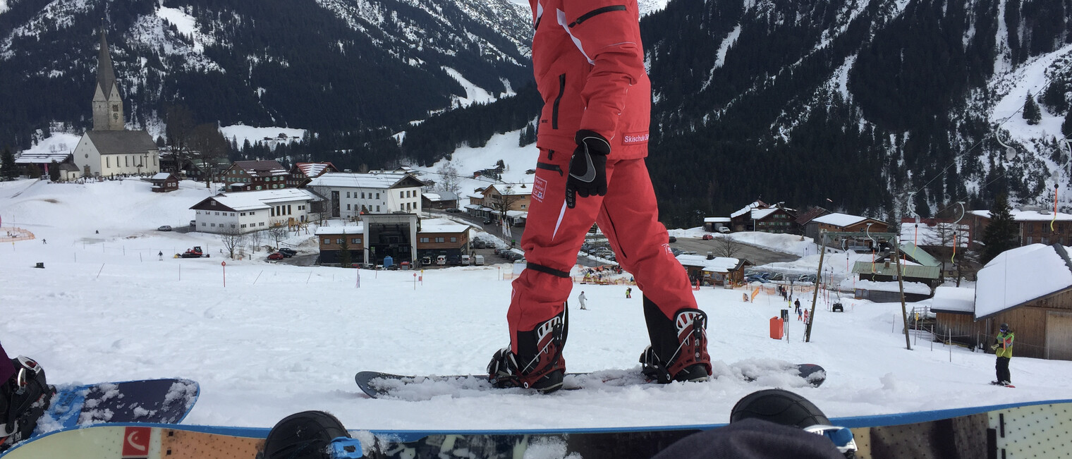 Üben am Mooslift | © Kleinwalsertal Tourismus eGen Üben am Mooslift | © Kleinwalsertal Tourismus eGen