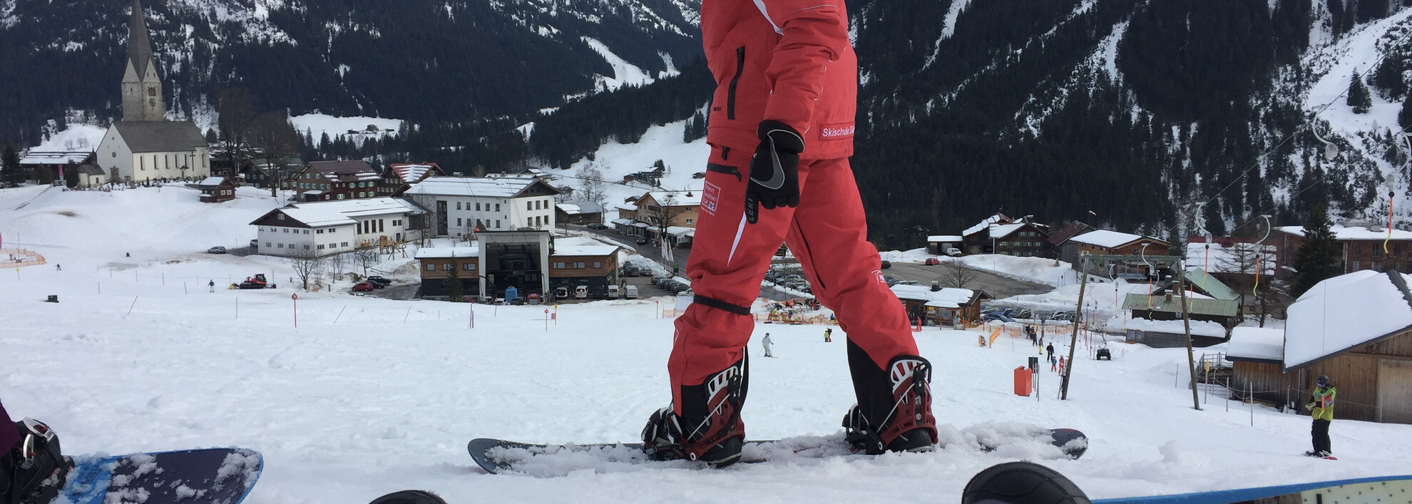 Üben am Mooslift | © Kleinwalsertal Tourismus eGen Üben am Mooslift | © Kleinwalsertal Tourismus eGen