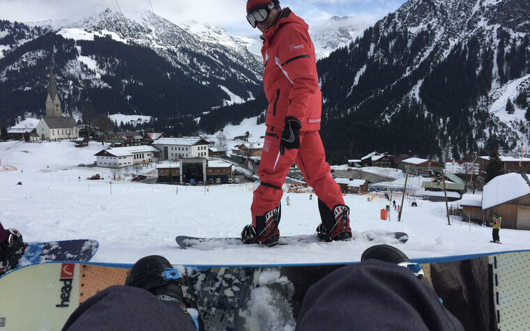 Üben am Mooslift | © Kleinwalsertal Tourismus eGen