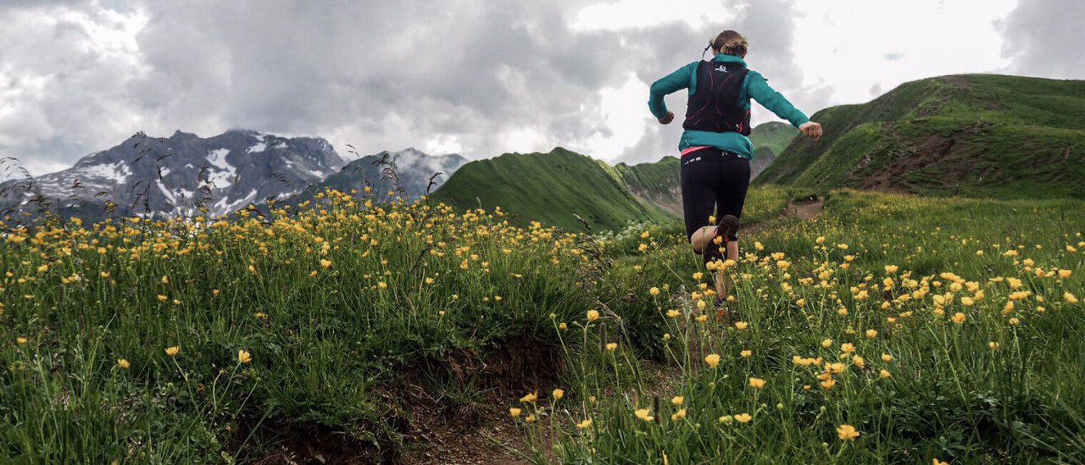 Trailrunning im Hochgebirge | © Kleinwalsertal Tourismus eGen | Fotograf: Dominik Berchtold Trailrunning im Hochgebirge | © Kleinwalsertal Tourismus eGen | Fotograf: Dominik Berchtold