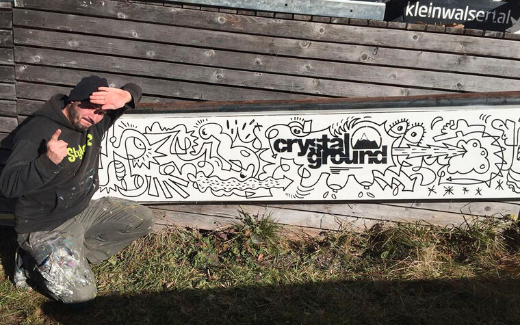 Graffiti Künstler Robert Wilhelm Crystal Ground | © Heim und Gruber GbR