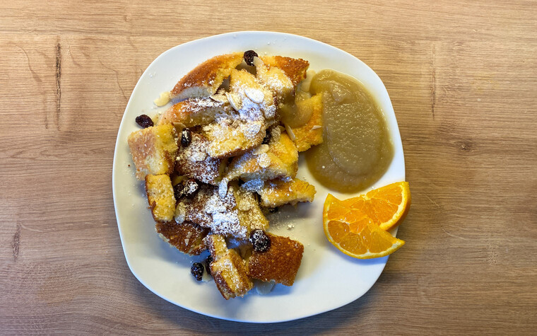 Kaiserschmarrn nach Rezept des Alpengasthof Hörnlepass | © Kleinwalsertal Tourismus eGen