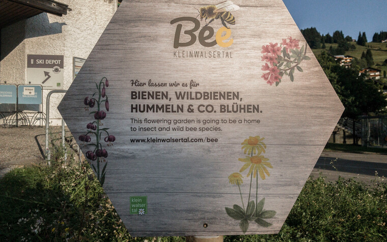 Infoschild BeeKleinwalsertal | © Kleinwalsertal Tourismus eGen