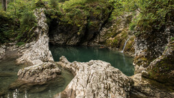 Kessellöcher Schwarzwassertal | © Kleinwalsertal Tourismus eGen | Fotograf: Andre Tappe Kessellöcher Schwarzwassertal | © Kleinwalsertal Tourismus eGen | Fotograf: Andre Tappe