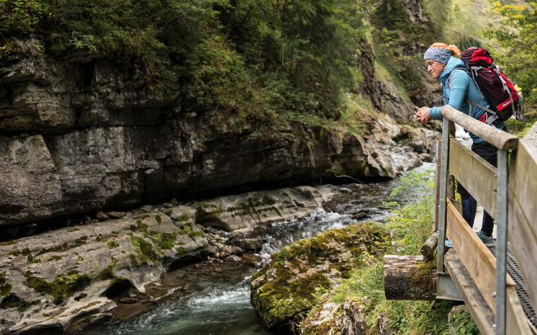 Omgang Breitachweg | © Kleinwalsertal Tourismus eGen | Fotograf: Andre Tappe