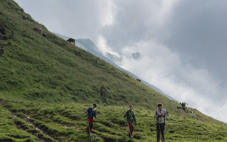 Junghirten auf der Bärgunt | © Kleinwalsertal