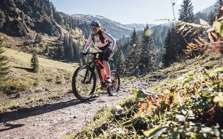 E-Bike Bärgunttal | © Kleinwalsertal Tourismus eGen | Fotograf: Bastian Morell