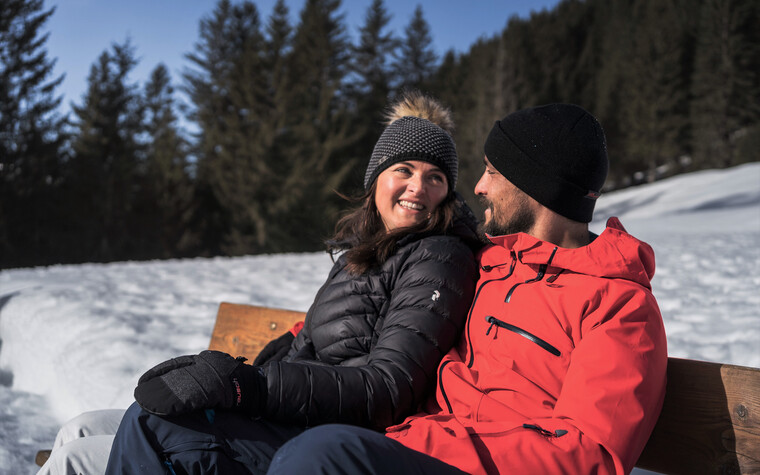 Winterwandern im Wildental | © Kleinwalsertal Tourismus | Fotograf: Chris Gollhofer