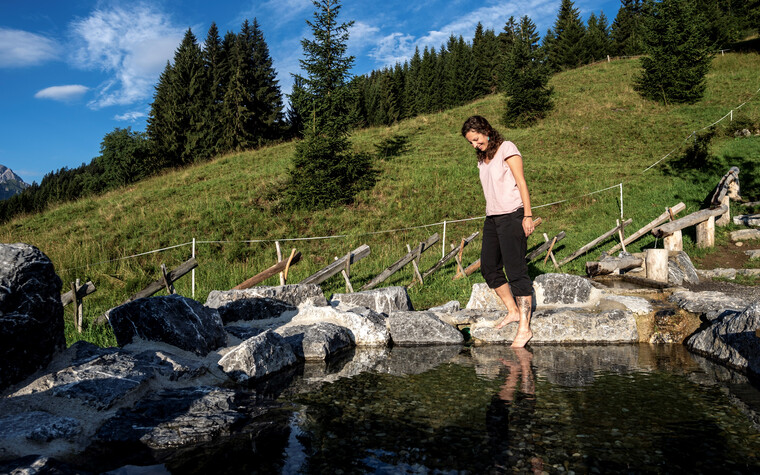 Naturerlebnisplatz am Rohrweg | © Kleinwalsertal Tourismus eGen | Fotograf: Dominik Berchtold
