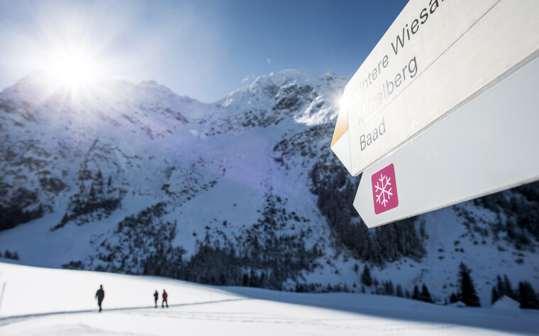 Winterwandern im Wildental | © Kleinwalsertal Tourismus eGen | Fotograf: Dominik Berchtold