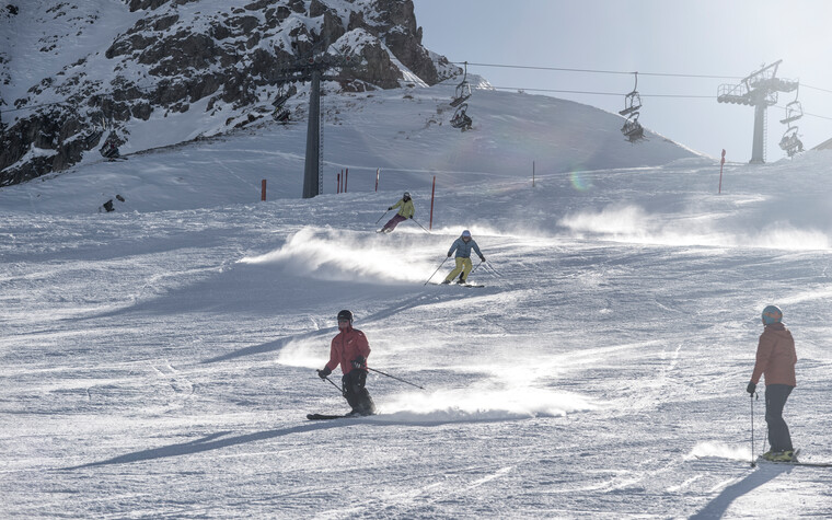 Skigebiet Kanzelwand | ©  Kleinwalsertal Tourismus eGen | Fotograf: Dominik Berchtold