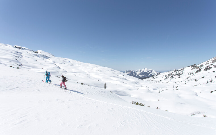 Skitour am Gottesacker | © Kleinwalsertal Tourismus eGen | Fotograf: Frank Drechsel