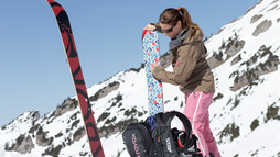 Skitour am Gottesacker | © Kleinwalsertal Tourismus eGen | Fotograf: Frank Drechsel Skitour am Gottesacker | © Kleinwalsertal Tourismus eGen | Fotograf: Frank Drechsel